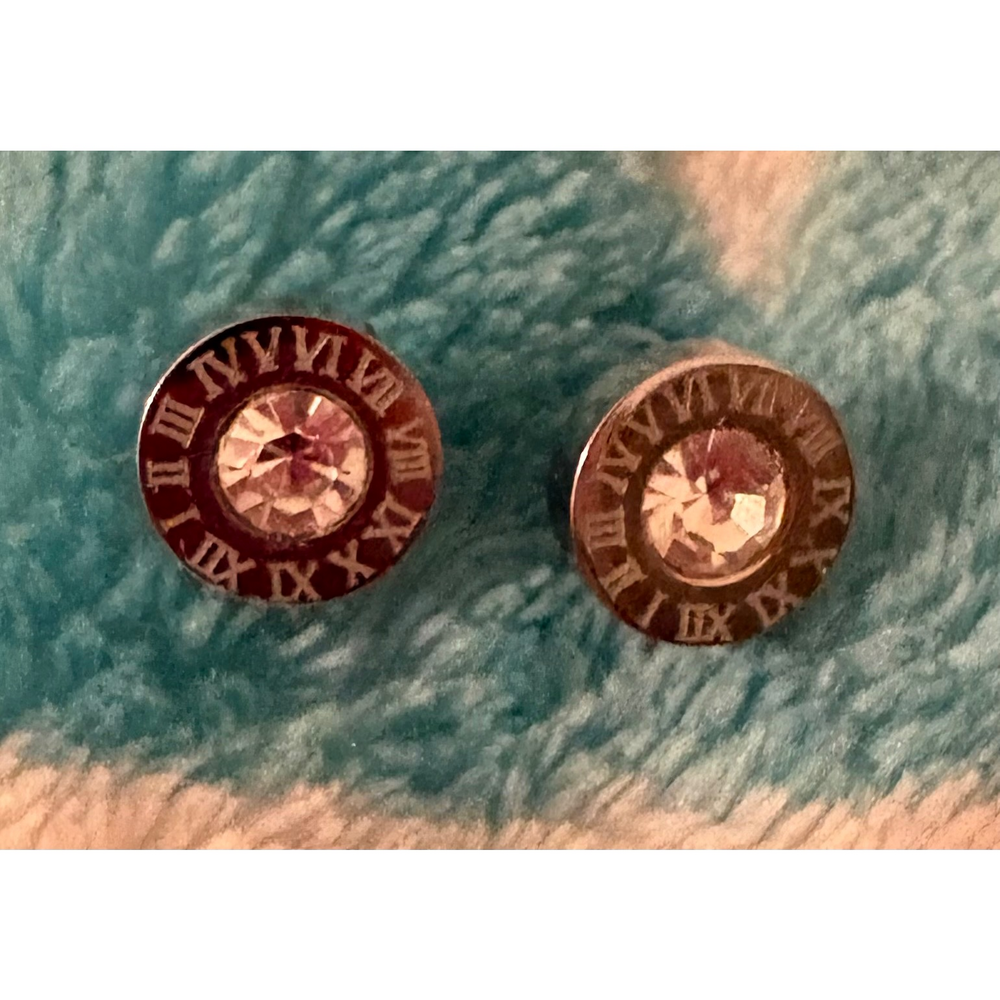 Unkown Brand New Bullet Earrings Stainless Steel in Silver
